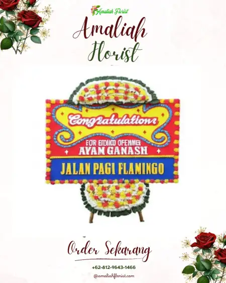 Sewa Papan Bunga Gaung Anak Serka
